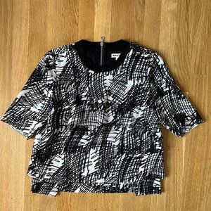 Whistles Black and White Top